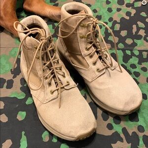 GORUCK MACV-1 High Speed Coyote Tan Suede Leather Rucking Boots Men’s 8.5 Mid